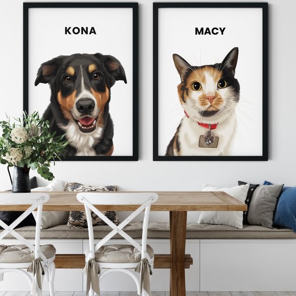 Custom Dog Portrait Poster - Picture 6 of 8